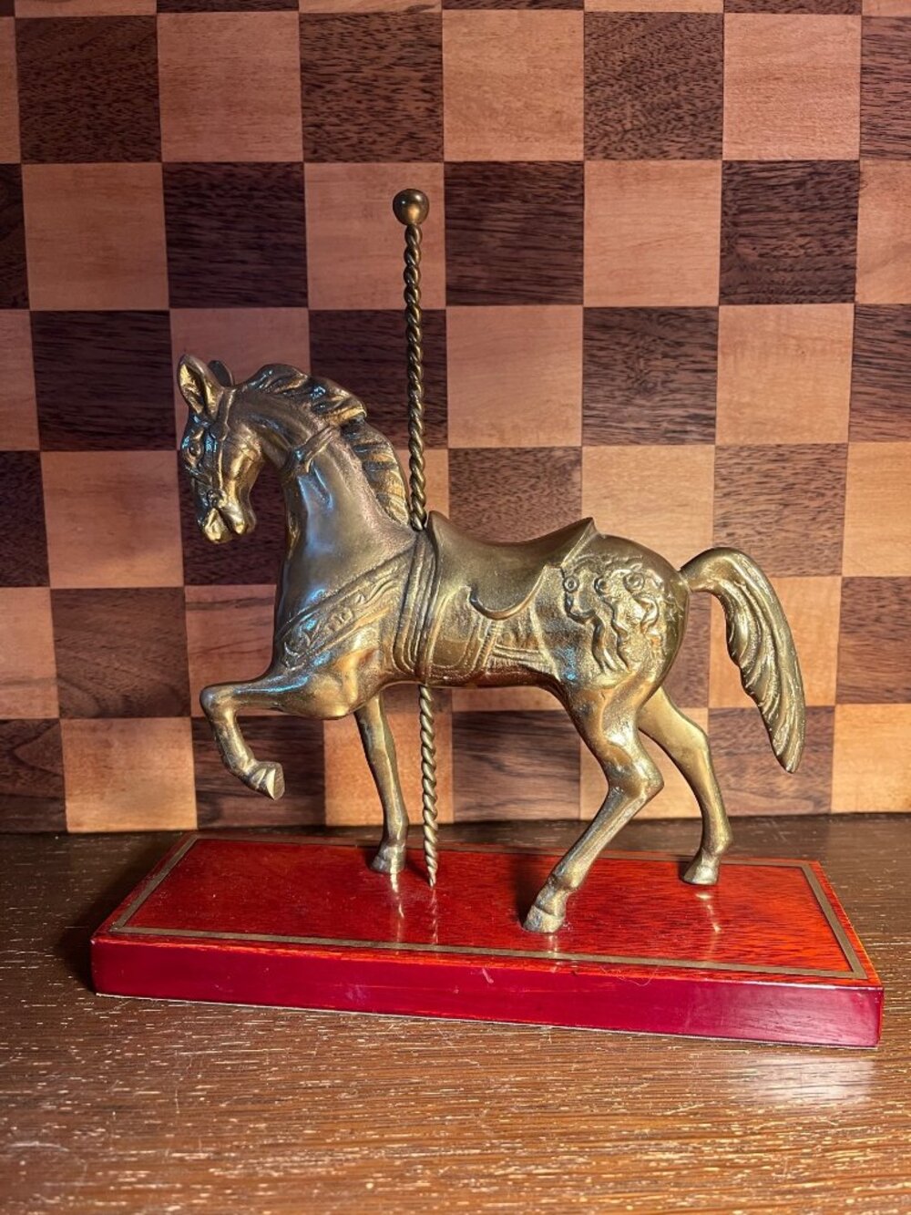 Brass Carousel Horse A1076